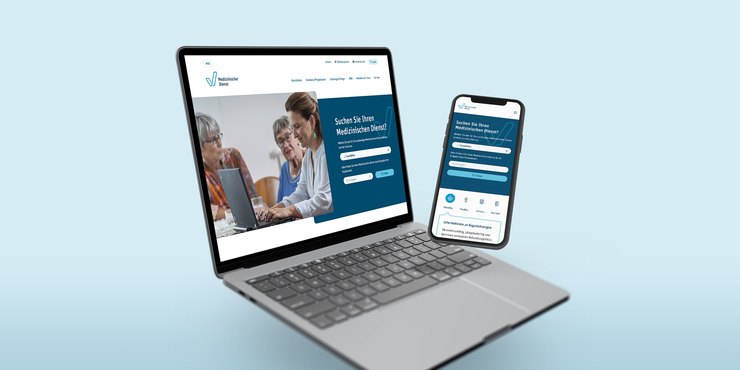 Der Medizinische Dienst startet mit neuer Website